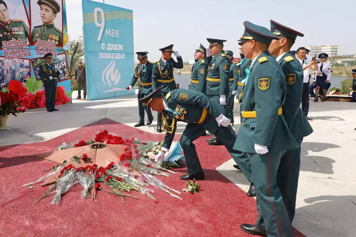 Ұлытау облысында Ұлы Жеңістің 81 жылдығы кең көлемде аталып өтті