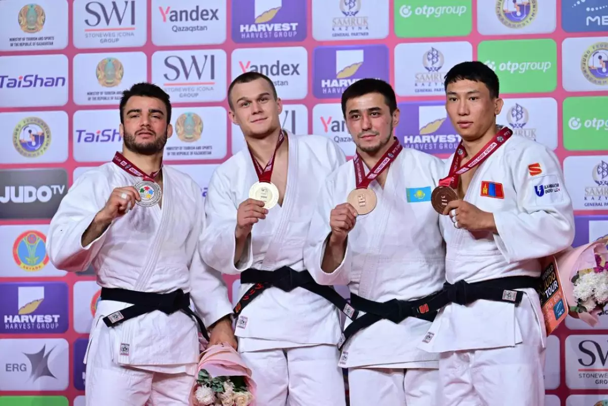 Дзюдошы Аңсарбек Ғайнуллин Grand Slam турнирінде қола медаль жеңіп алды