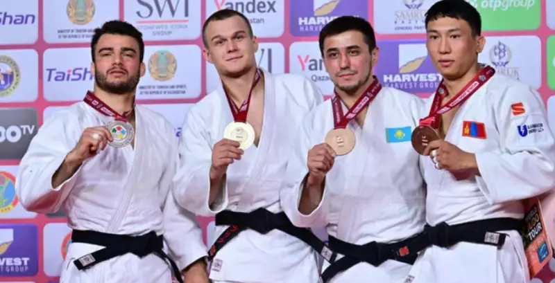 Казахстан впервые вошел в топ-3 Grand Slam по дзюдо