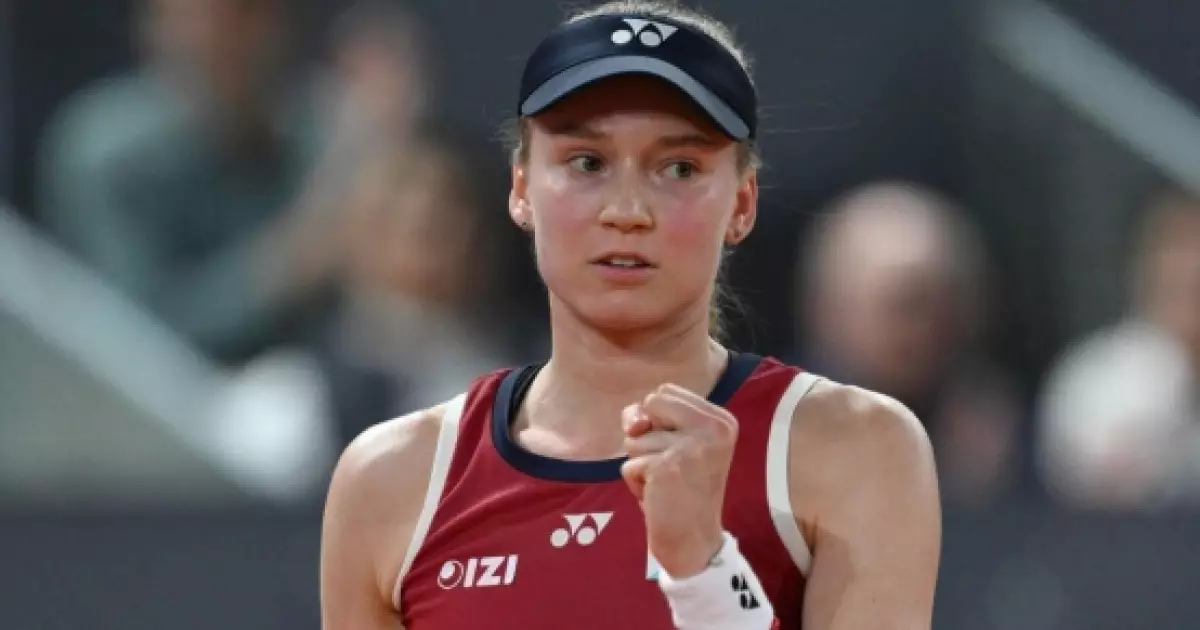  Елена Рыбакина Римдегі турнирдің 1/8 финалына шықты 