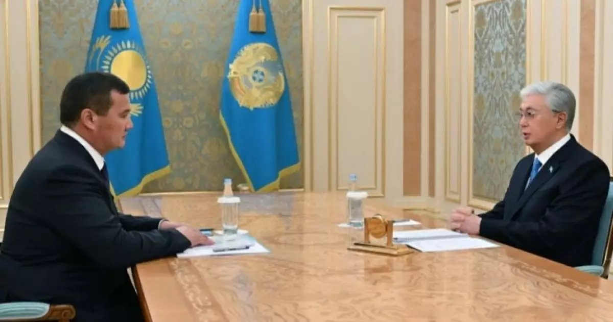  Тоқаев Премьер-министрдің бірінші орынбасары Нұрлыбек Нәлібаевты қабылдады 