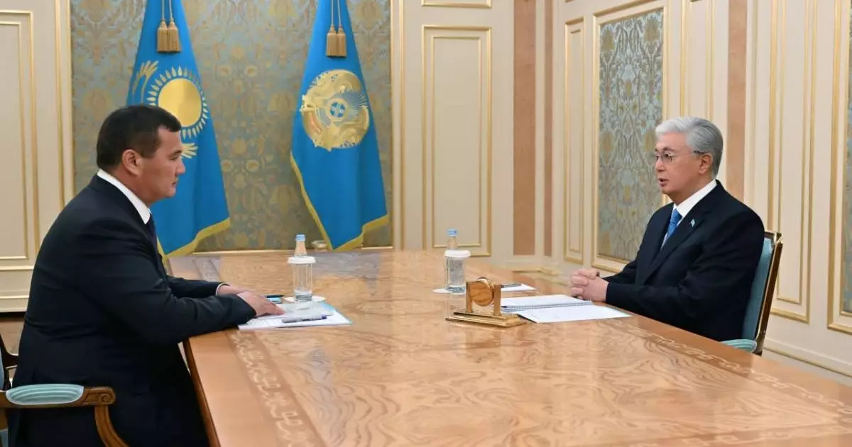  Президент Казахстана принял первого заместителя премьер-министра Нурлыбека Налибаева 