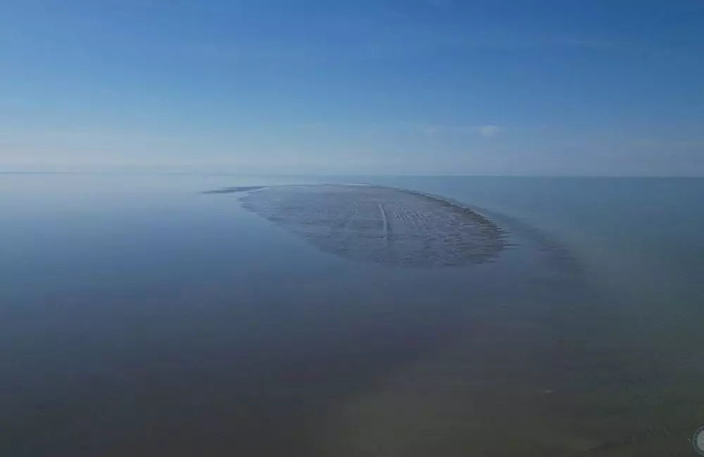 Острова в Каспийском море резко увеличились из-за падения уровня воды