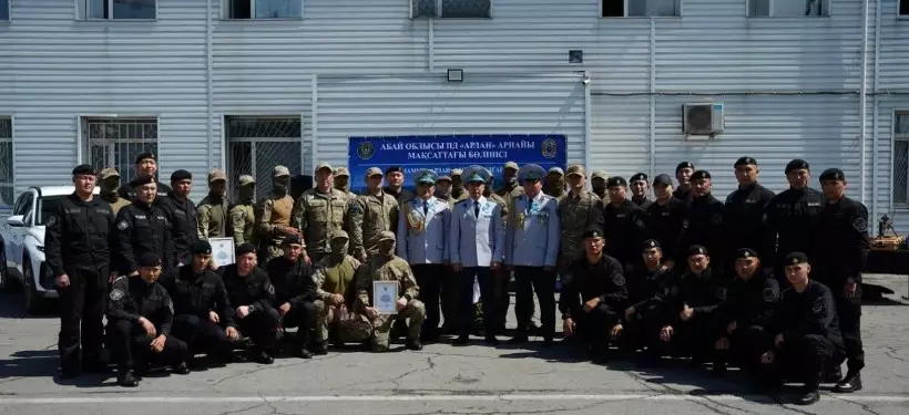 Новую спецтехнику получили бойцы "Арлана" в области Абай