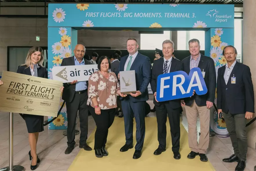 Авиакомпания Air Astana перевела обслуживание рейсов во Франкфурте в новый терминал