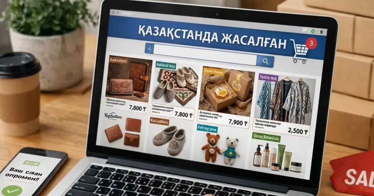  Маркетплейстер «Қазақстанда жасалған» таңбасы бар тауарларды ілгерілетуге міндеттеледі 