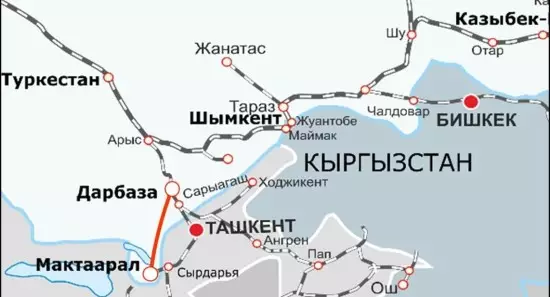 К концу года в Казахстане откроют еще одну железную дорогу в Узбекистан.