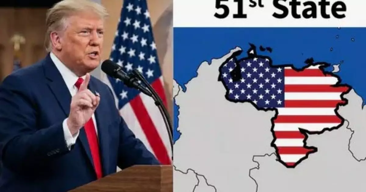  Трамп АҚШ туының түсіне боялған Венесуэла картасын жариялады 
