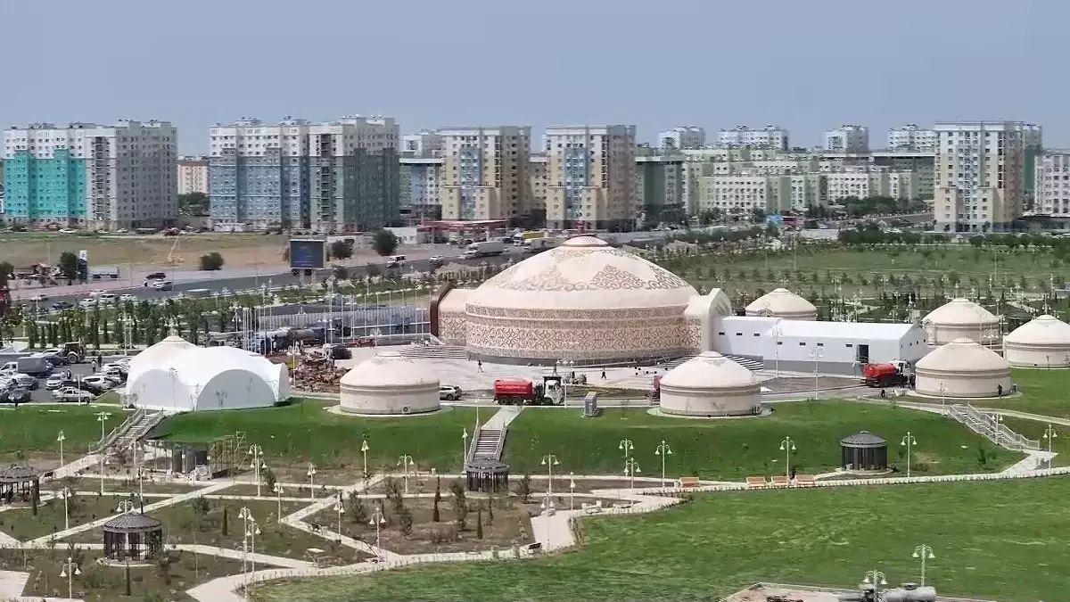 Саммит қарсаңында Түркістанда жаңа сәулеттік нысандар бой көтерді