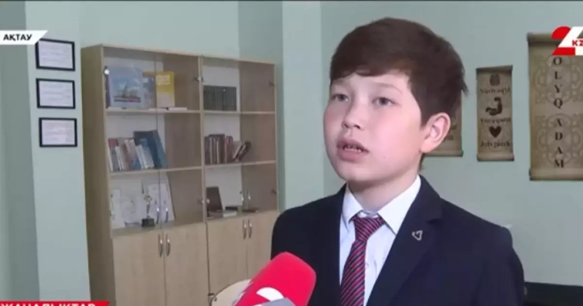 Ақтаулық оқушы табиғатты қорғау тақырыбында мульфильм жасап шығарды