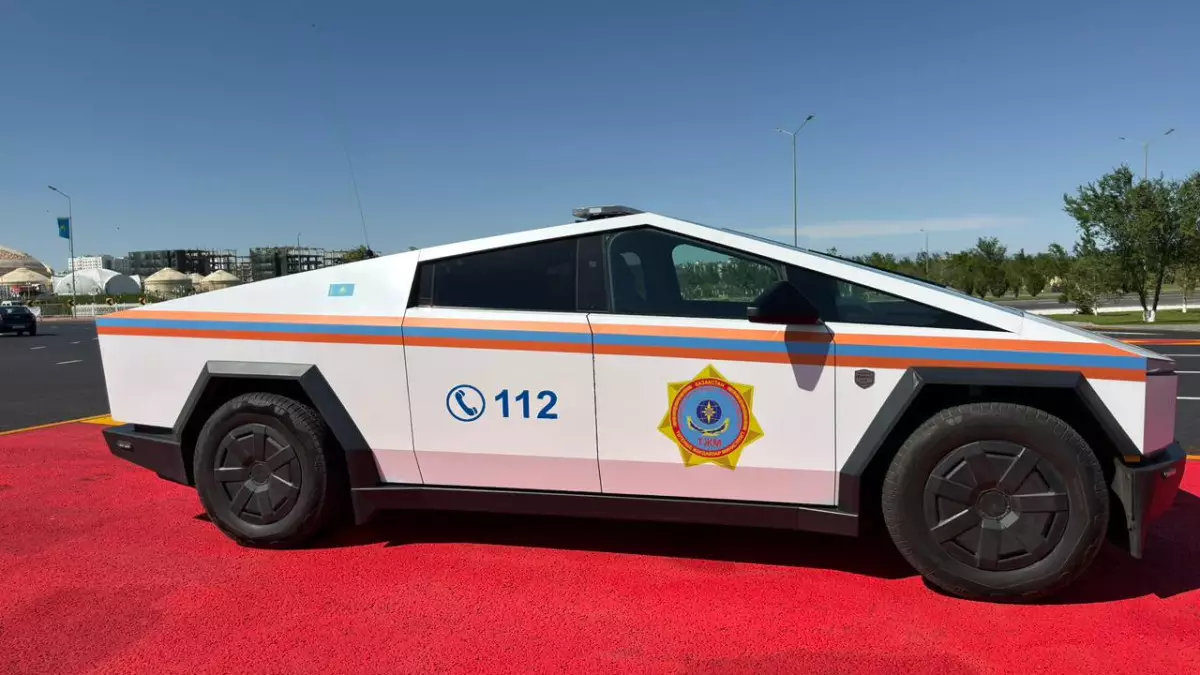 Tesla Cybertruck выйдет на дежурство во время саммита ОТГ в Туркестане