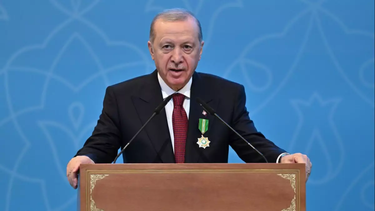 Президент Турции первым удостоен ордена Qoja Ahmet Yasaui