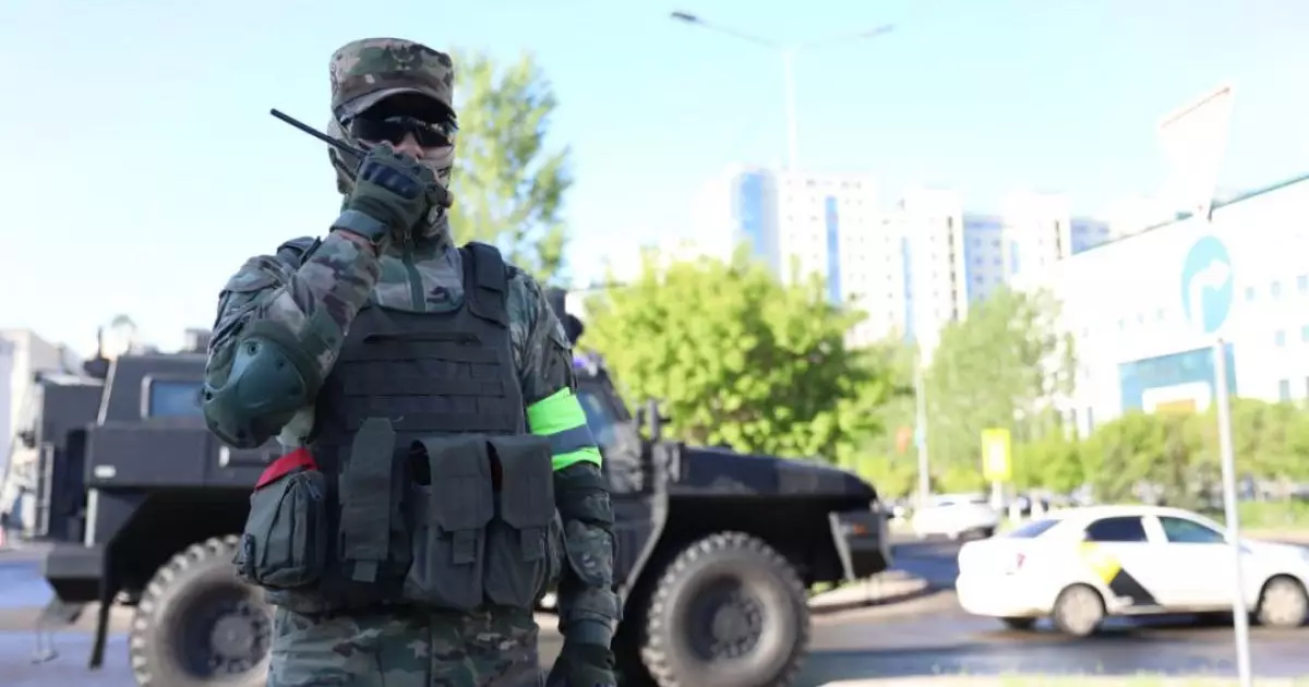  Қорғаныс министрлігінің бөлімшелері жоғары деңгейдегі сапардың қауіпсіздігін қамтамасыз етуде 