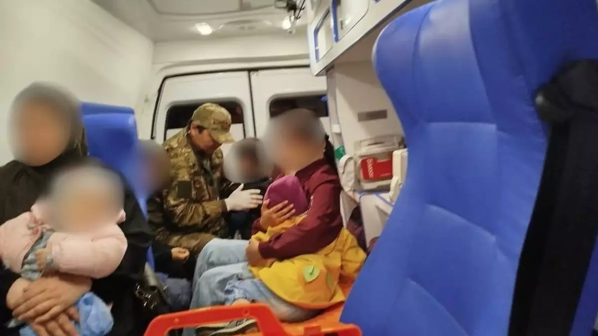 Мать и пятеро детей попали в ДТП в Павлодарской области из-за лошади