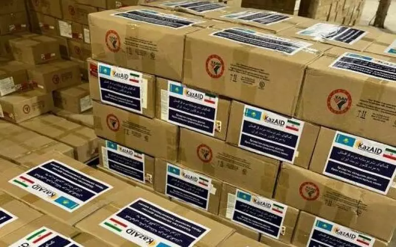 Казахстан отправил продукты и лекарства в Иран
