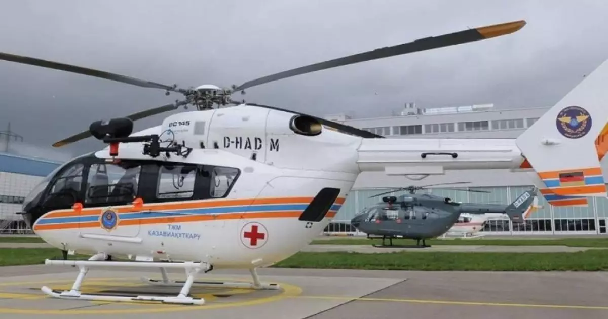  Павлодарда денсаулығы нашарлаған әйел тікұшақпен елорда жеткізілді 