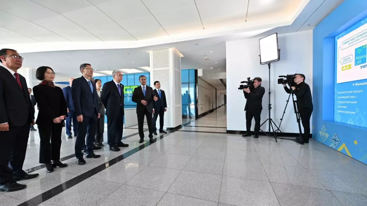 Президент Astana LRT жұмысын іске қосты