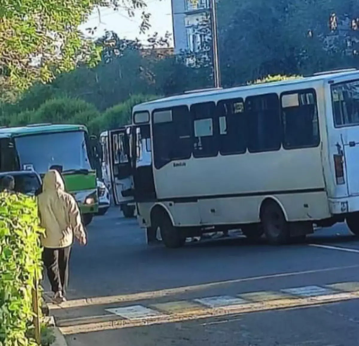Жуткое ДТП в Талдыкоргане: автобус насмерть сбил женщину на пешеходном переходе