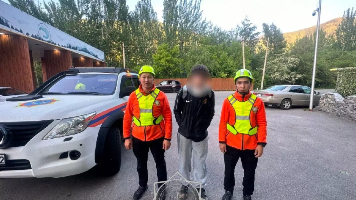 В горах Алматы спасатели эвакуировали подростка с признаками горной болезни