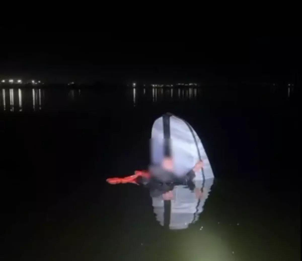 Мужчина едва не утонул на Самаркандском водохранилище