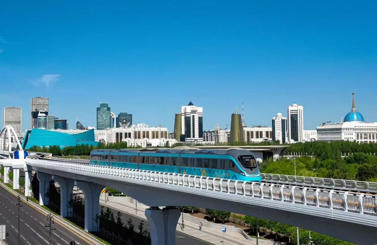 После запуска LRT в Астане одна станция оказалась закрыта. Подробный маршрут ЛРТ. Карта