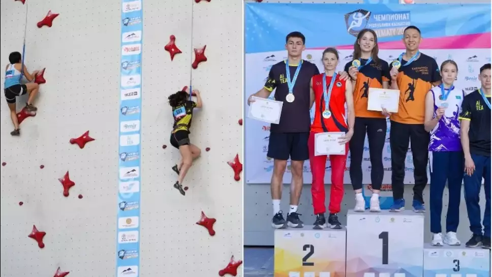 Алматыда спорттық құзға өрмелеуден Қазақстан чемпионаты аяқталды