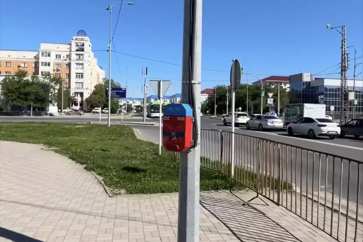 В Атырау не работают полицейские кнопки «SOS»