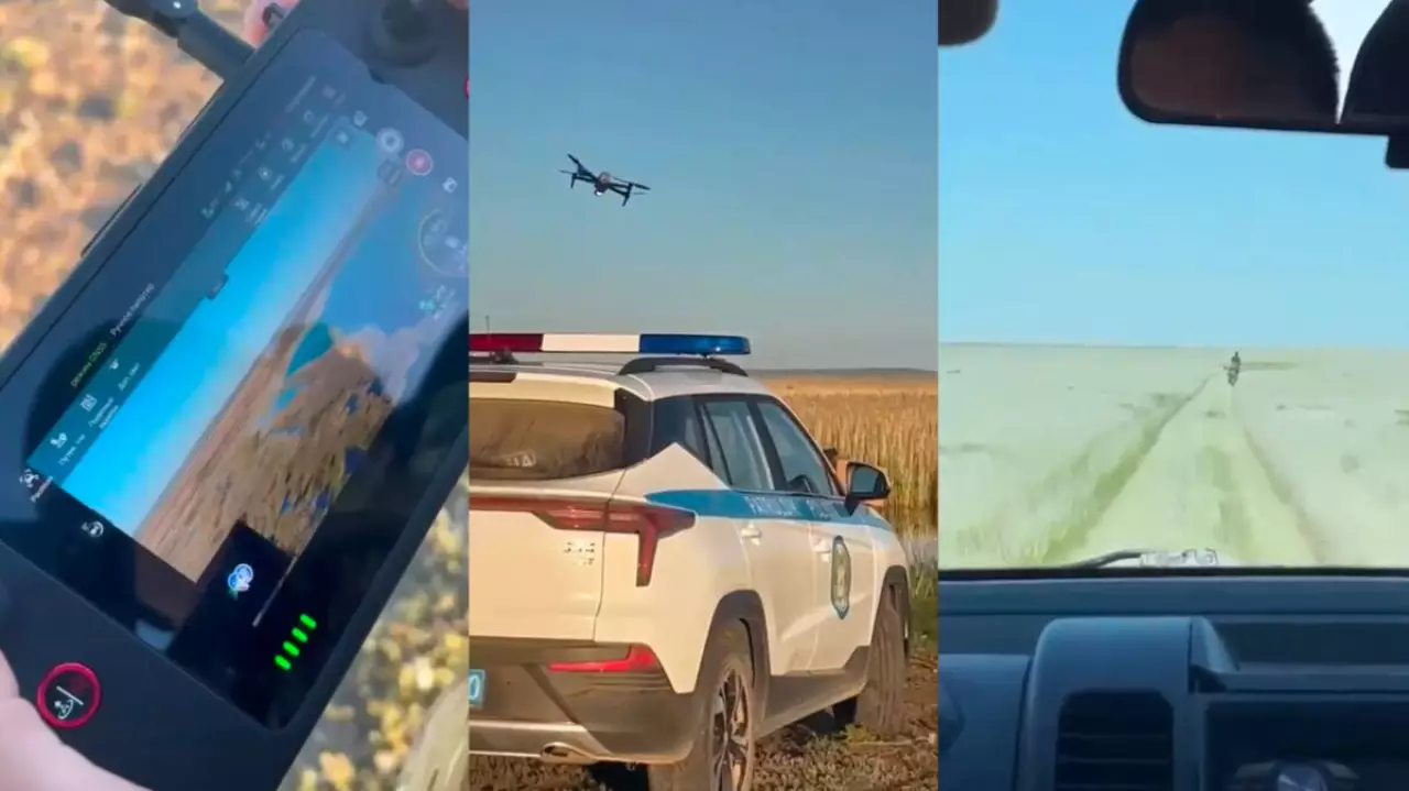 Ұлытау облысында полиция далада адасып кеткен ауыл тұрғынын іздеп тапты