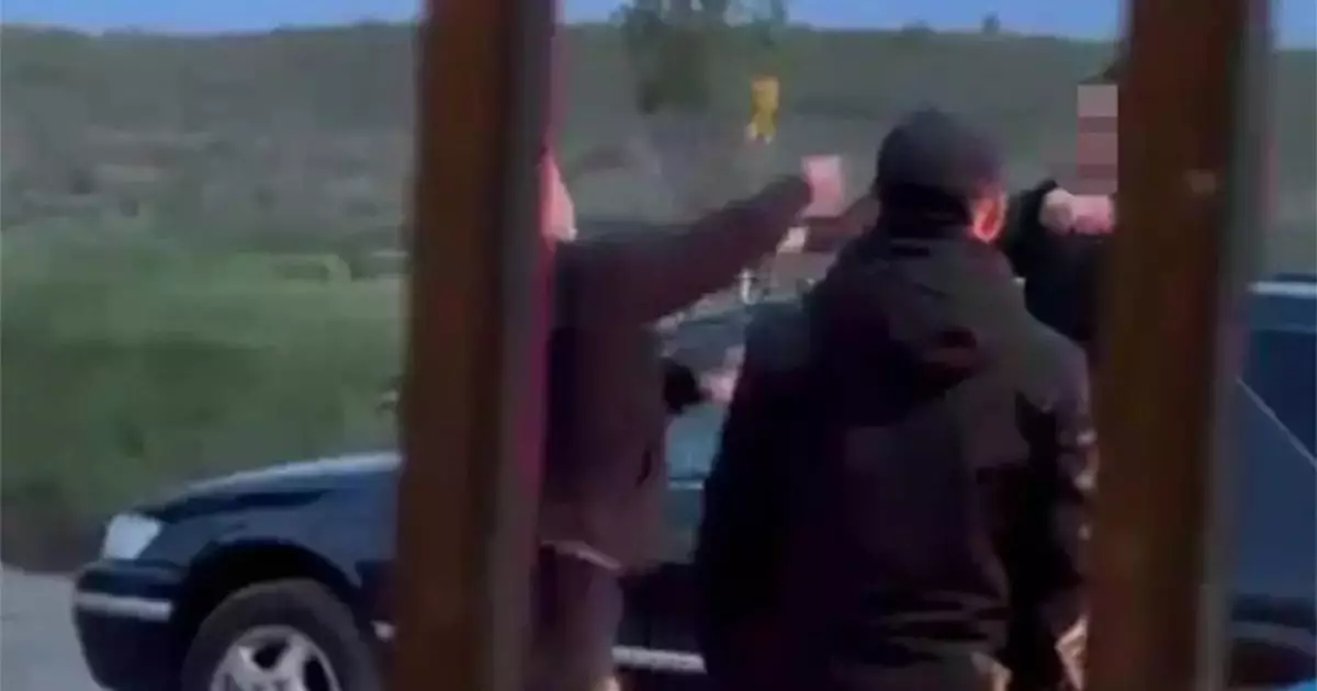  Разборка `влиятельных людей` в Степногорске попало на видео 