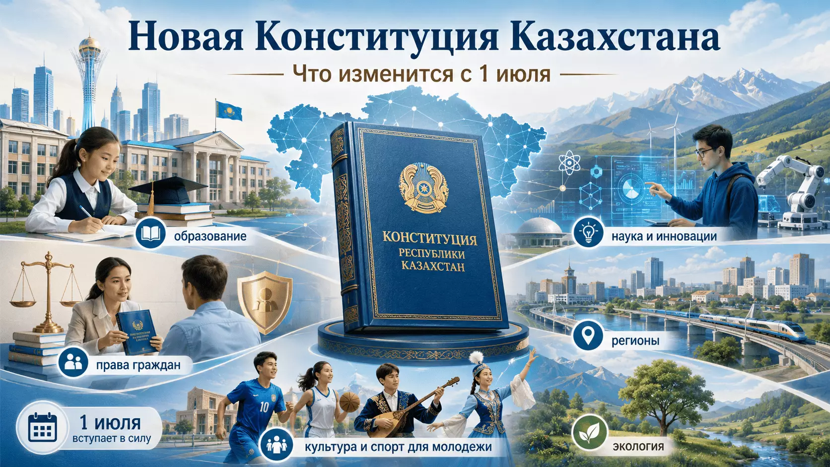 Новая Конституция усилит гарантии образования, прав граждан и развития регионов