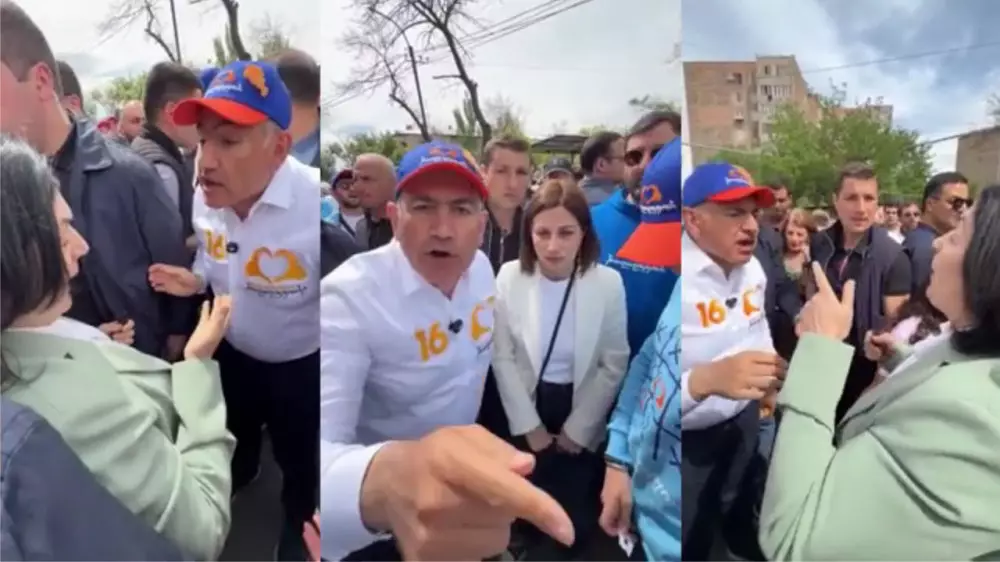 Армения премьері Пашинян тағы да әйелмен сөзге келіп қалды