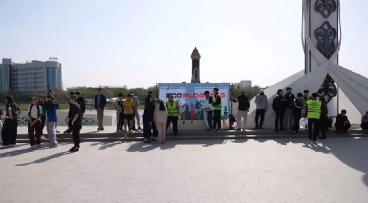 Экоакция Eco Plogging прошла в Атырау