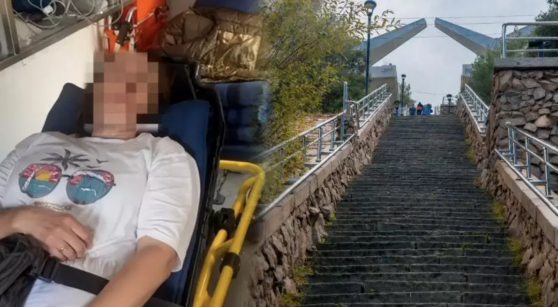 Женщина потеряла сознание на «лестнице здоровья» в Алматы