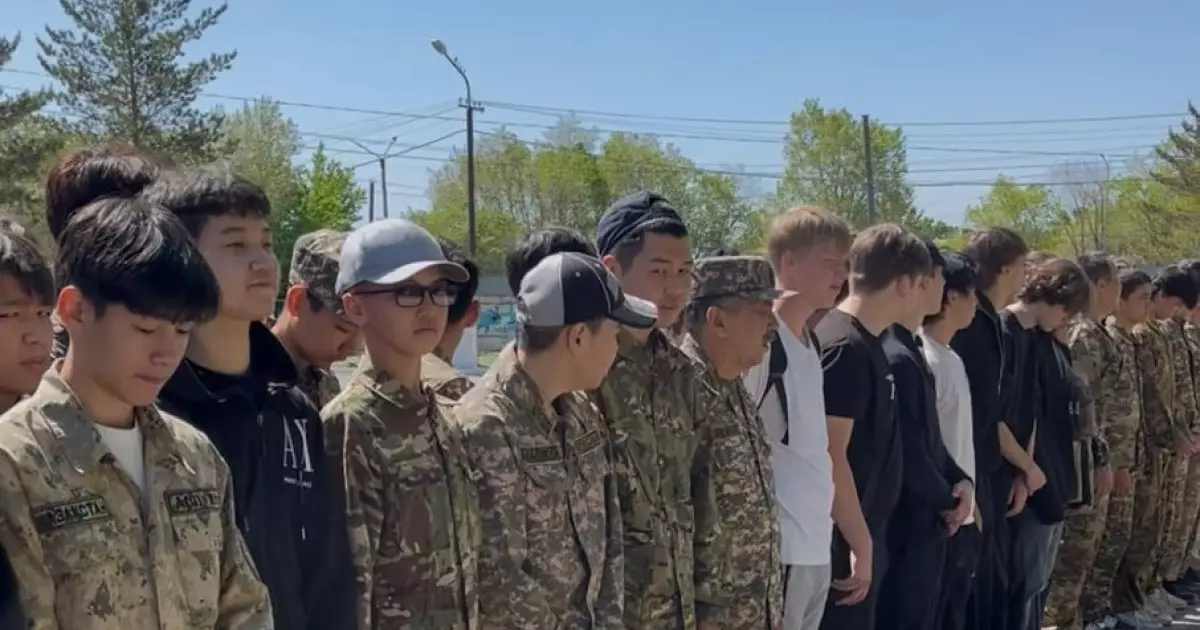  Ұлттық ұланның 5516 әскери бөлімінде оқушылар үшін Ашық есік күні өтті 