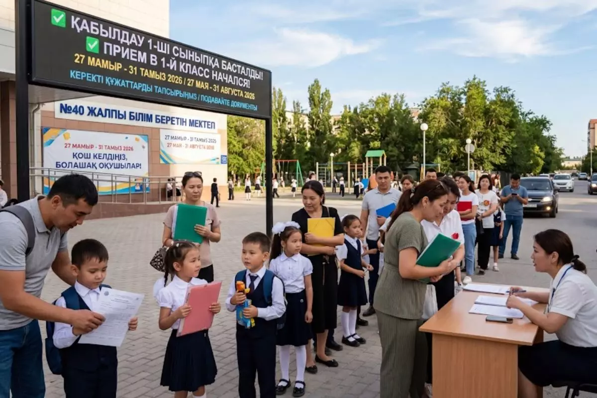 Прием в 1 класс по-новому: опубликован график для всех регионов Казахстана