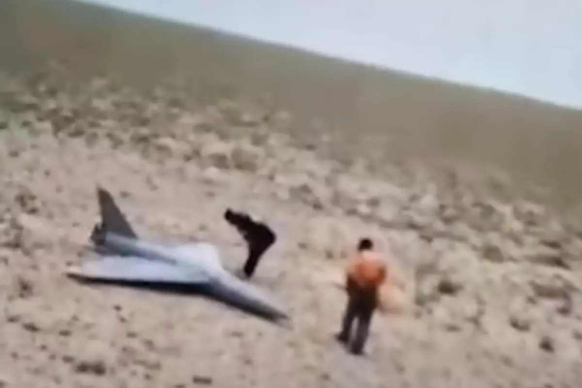 Минобороны прокомментировало видео с упавшим беспилотником