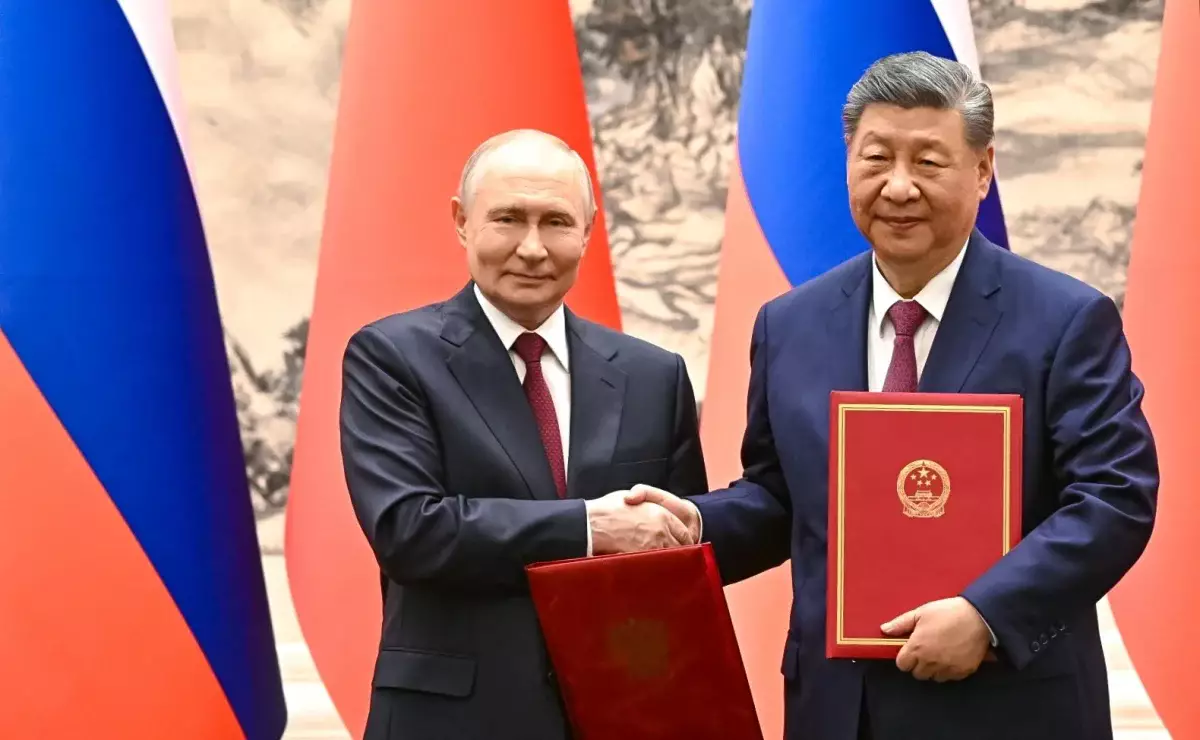 Путин и Си Цзиньпин подписали десятки соглашений