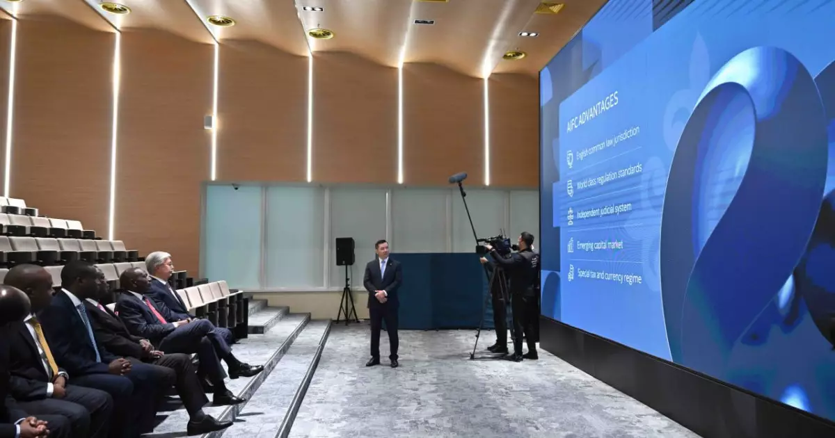   Қазақстан мен Кения президенттері «Астана» халықаралық қаржы орталығына барды   