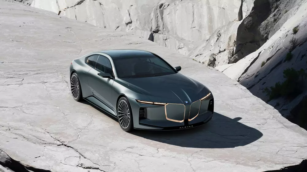 BMW показала концепт ALPINA - 5,2-метровый седан Vision с V8