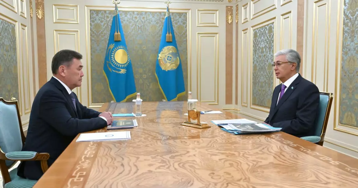   Мемлекет басшысы Қызылорда облысының әкімін қабылдады   