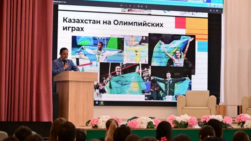 Қазақстандық олимпиадашылар мектеп оқушыларымен жүздесті