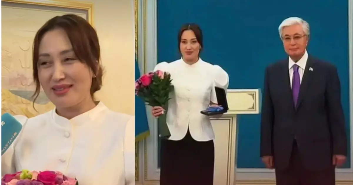  `Күтпеген жерден үйлі болдым`: Актриса Анар Әділова Ақордада көзіне жас алды (ВИДЕО) 