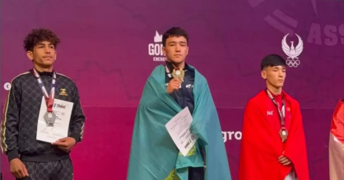  Маңғыстаулық жас балуан Азия чемпионатының екі дүркін жеңімпазы атанды 