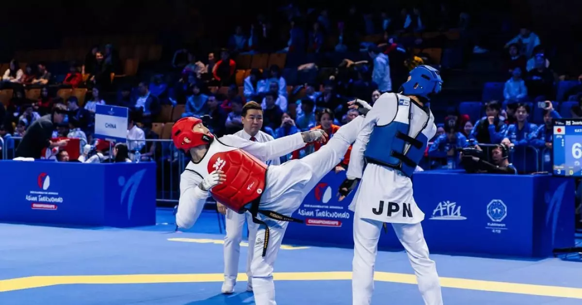  Таеквондошы Эльдар Бірімбай Азия чемпионатында қола медаль жеңіп алды 