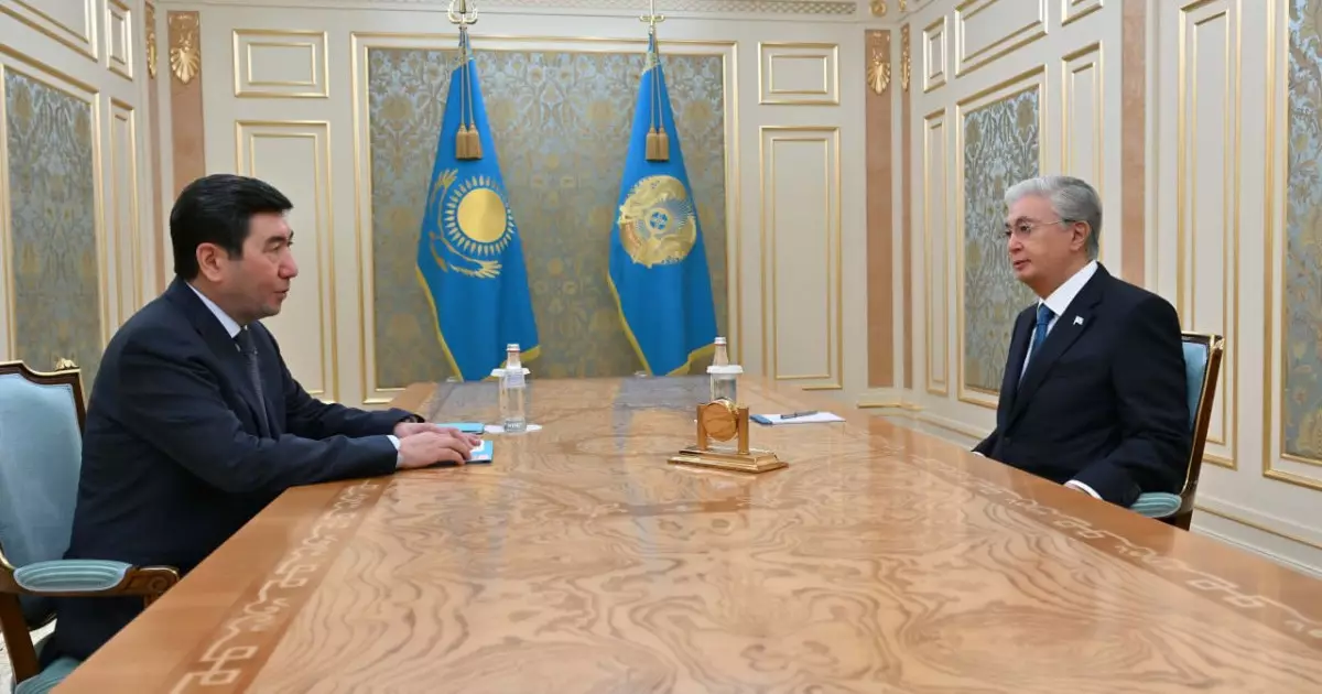  Президент Мәжіліс Төрағасы Ерлан Қошановты қабылдады 