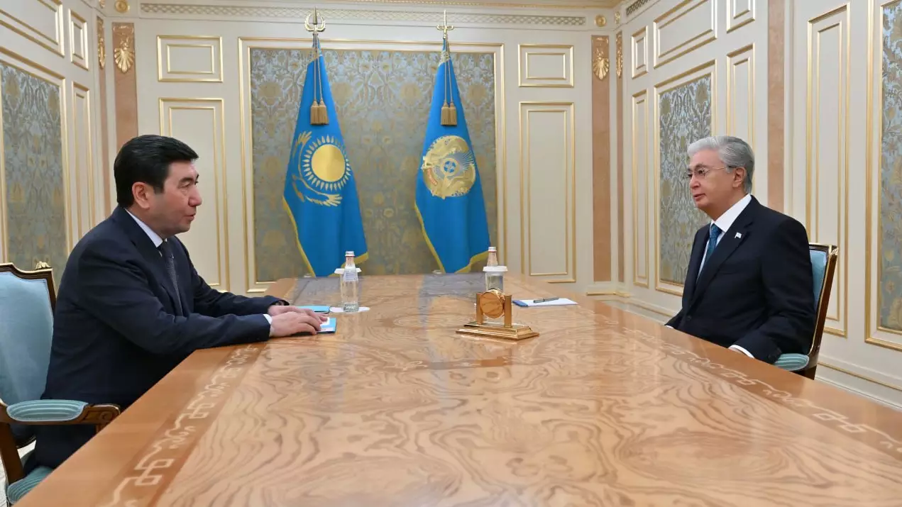 Тоқаев Мәжіліс Төрағасы Ерлан Қошановты қабылдады