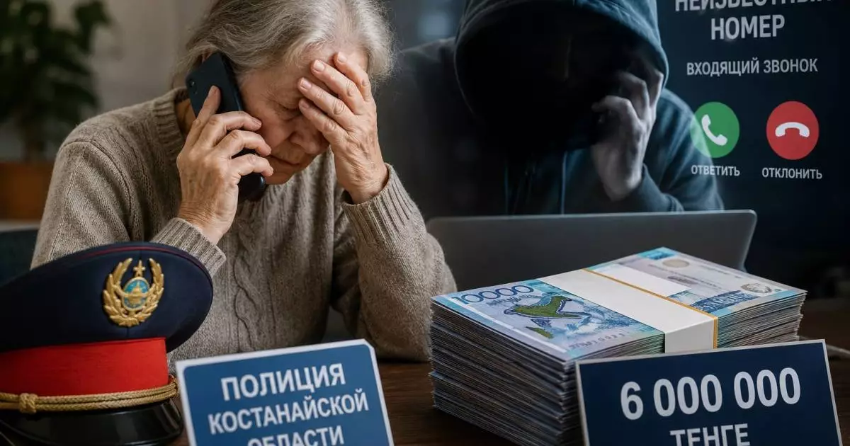  Один звонок едва не стоил пенсионерке 6 млн тенге в Костанайской области 