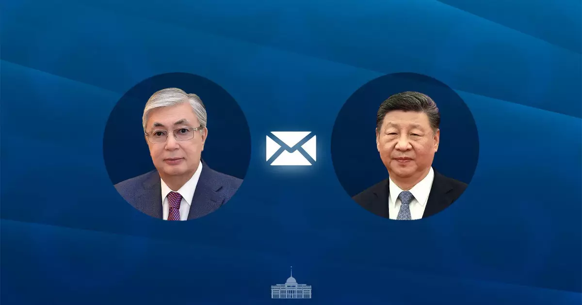   Мемлекет басшысы Қытай Халық Республикасының Төрағасына көңіл айту жеделхатын жолдады   