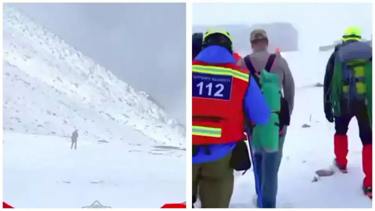Турист исчез в горах Алматы и был найден через трое суток