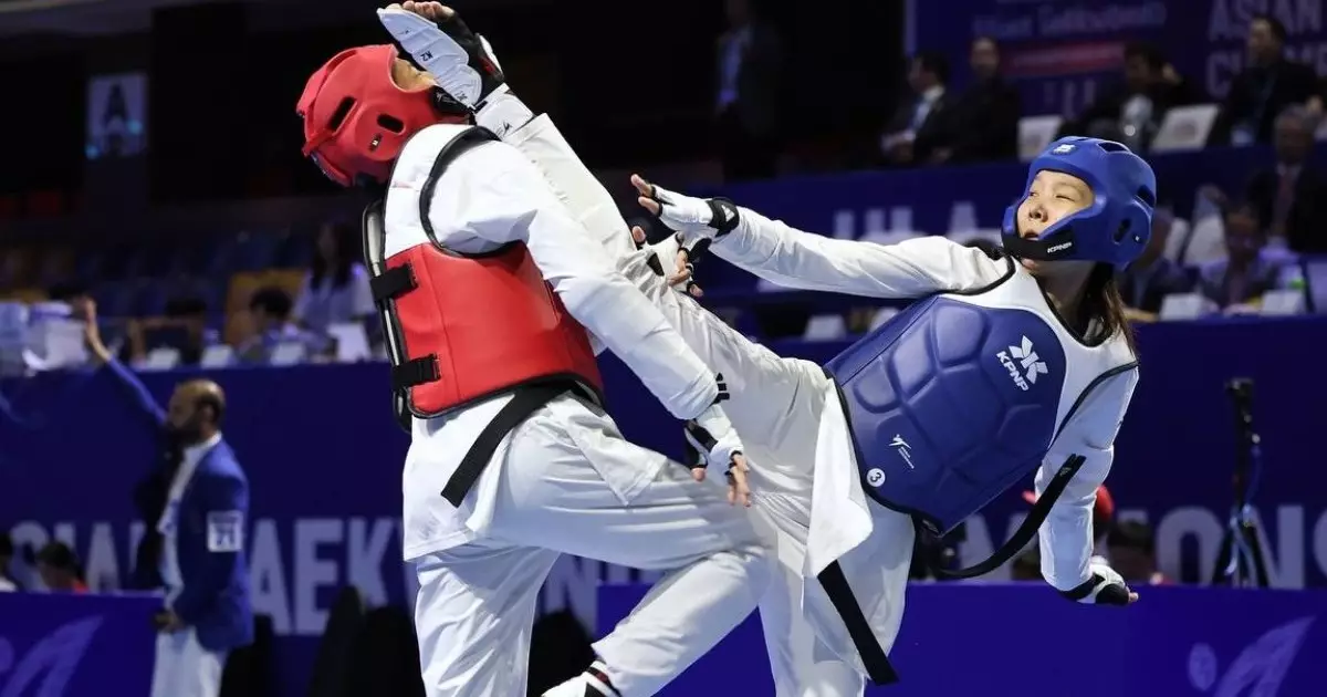  Таеквондодан Азия чемпионатында 3 отандасымыз  ширек финалында сынға түсті 